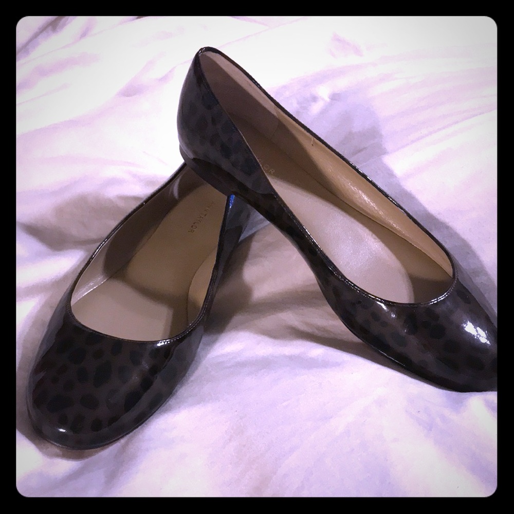 Ann Taylor Animal Print Ballet Flats